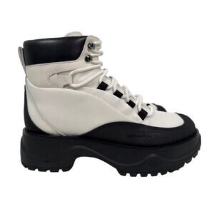 MICHAEL Michael Kors Dupree Hiker Boot Womens 8 M Black White